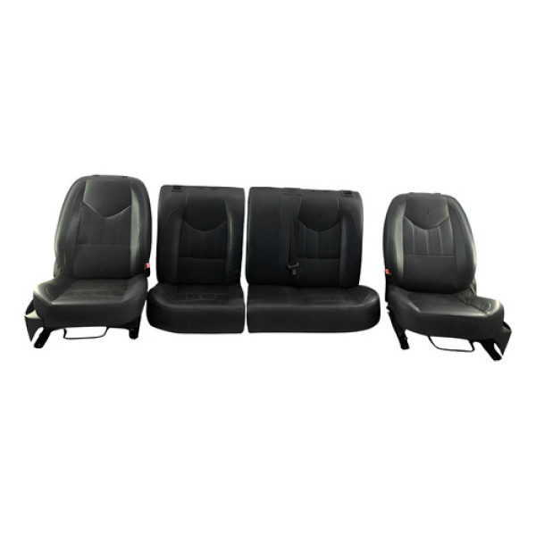 Jogo Bancos De Couro Peugeot 308 2012/2018 Preto