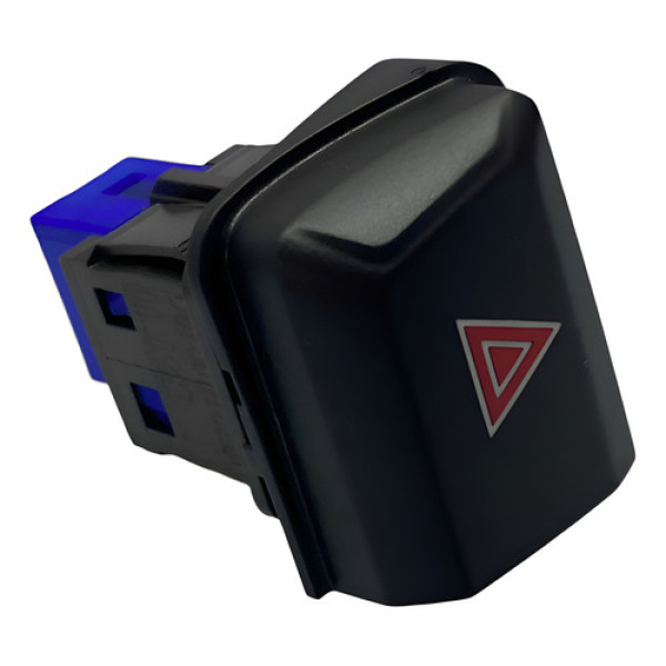 Botão Pisca-alerta Peugeot 208 2013/2021 Preto