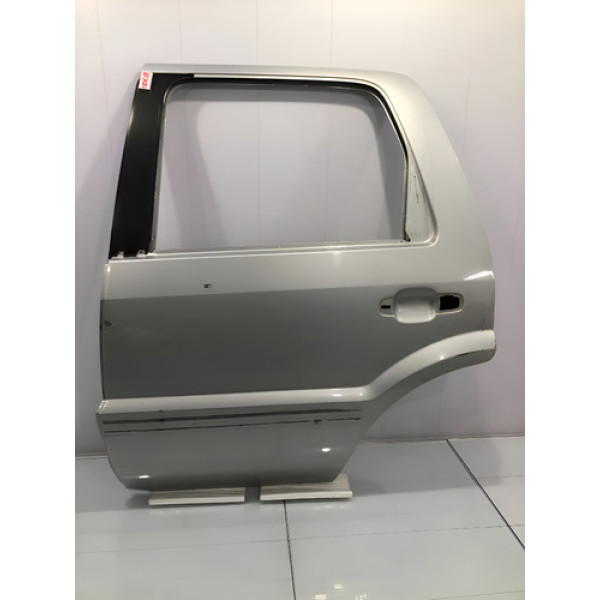 Porta Traseira Esquerda Ford Ecosport 2003/2012 Com Detalhes Traseira Esquerdo Prateado