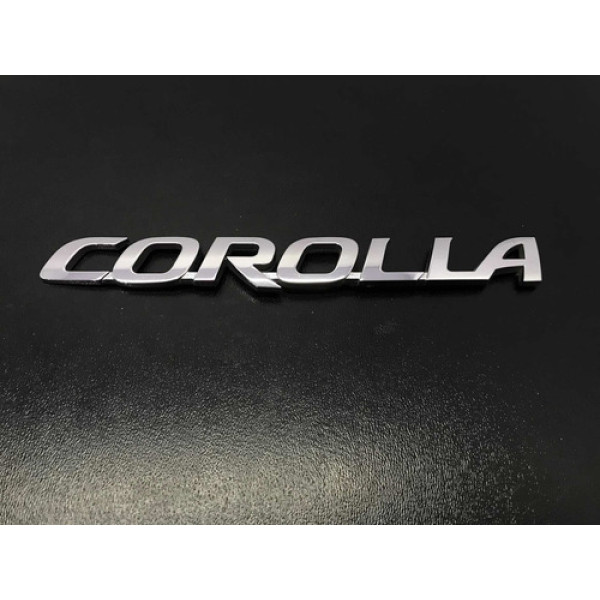 Emblema Capô Traseiro Escrita Corolla Toyota Corolla 18/21