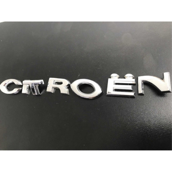 Emblema Citroën Capô Traseiro Citroën C3 2003/2008