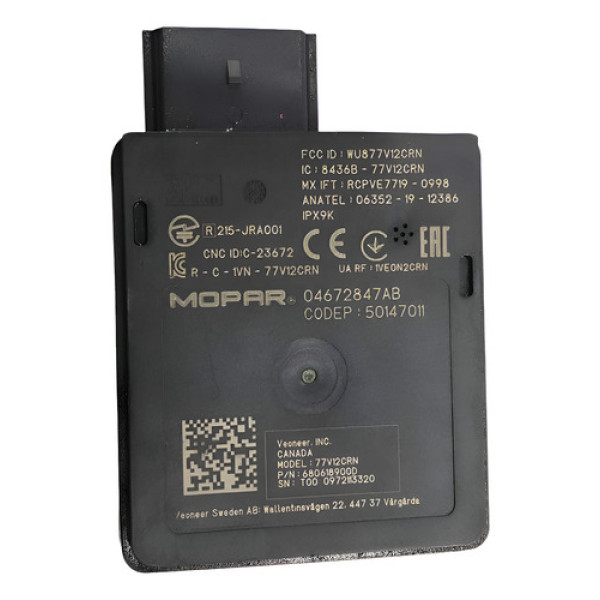 Modulo Sensor Ponto Cego Traseiro Jeep Compass 2022 Preto