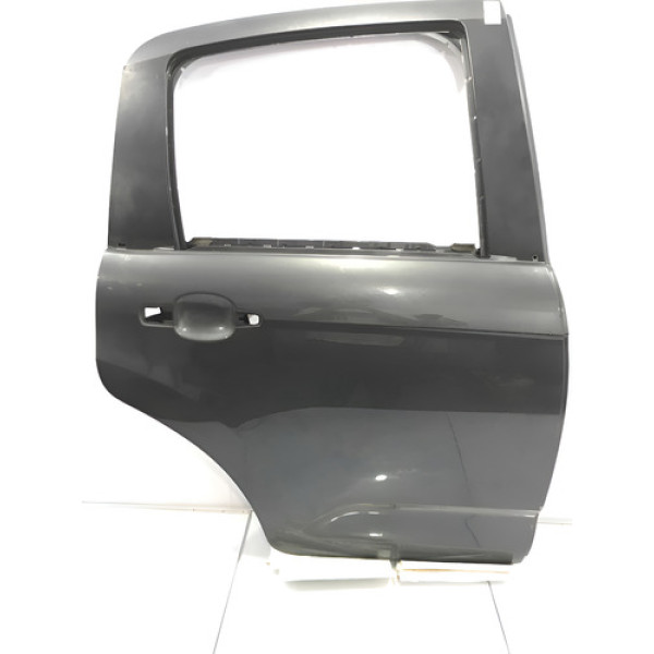 Porta Traseira Direita Cinza Citroën C3 Traseira Direita Prateado