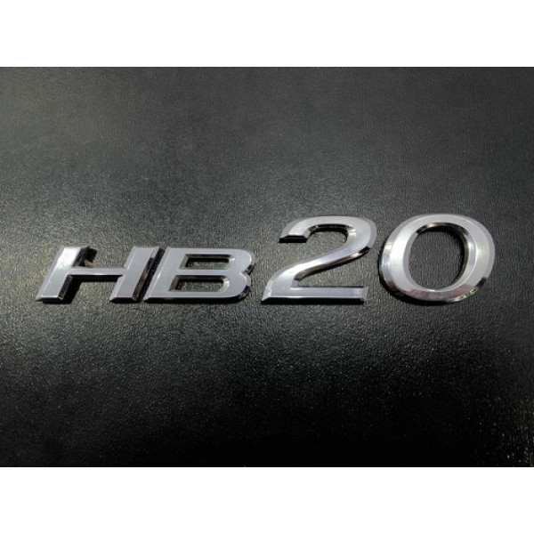 Emblema Hb20 Capô Traseiro Hyundai Hb20 Hatch 2015