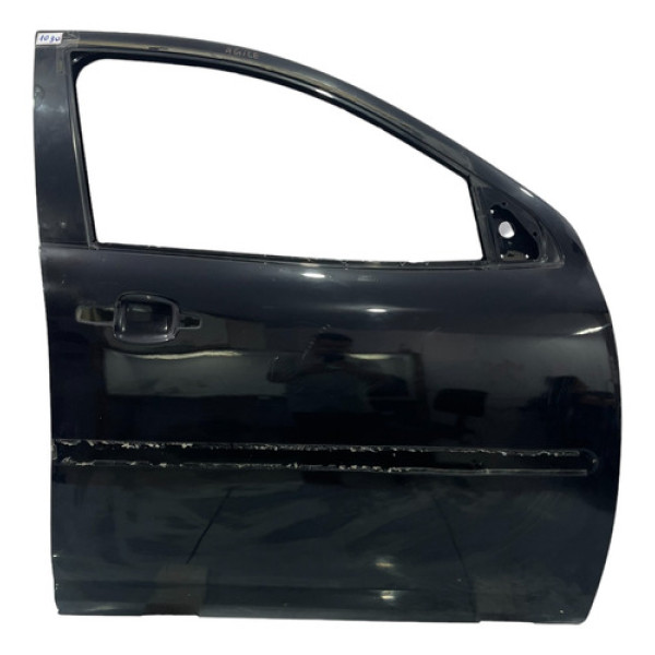 Porta Dianteira Direita Chevrolet Agile Montana 2008/2018 Dianteira Direito Preto