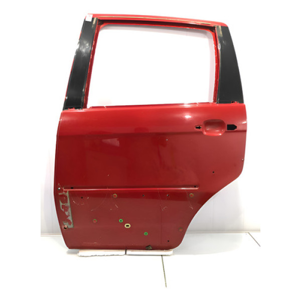 Porta Traseira Esquerda Fiat Idea Adventure 2011/2016 Traseira Esquerda Vermelho