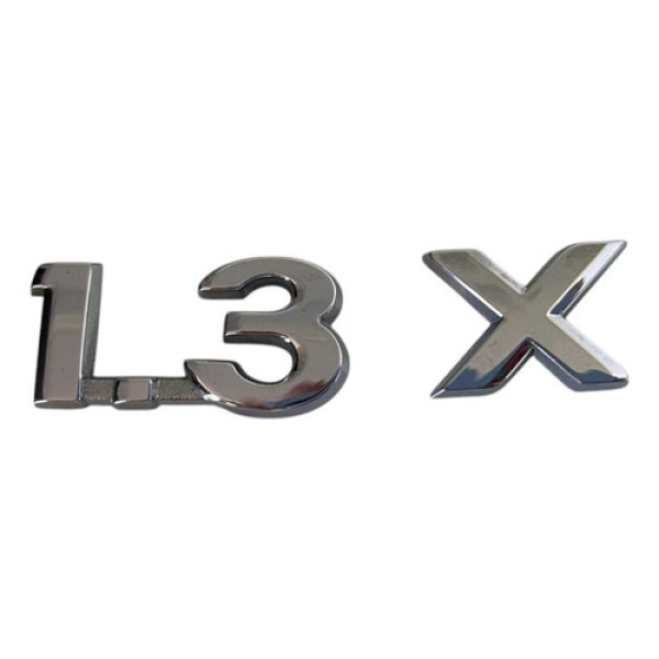 Emblema 1.3x Capô Traseiro Toyota Etios 2012/2021 Cromado