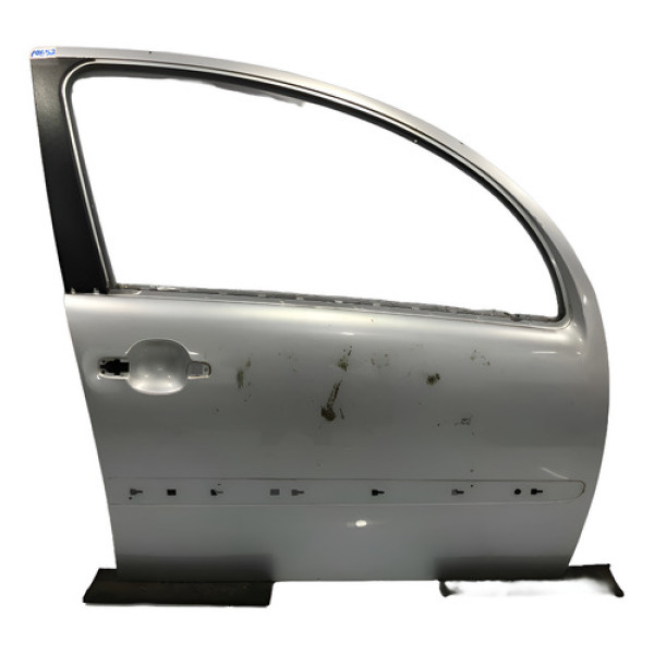 Porta Dianteira Direita Citroën C3 2003/2012 Dianteira Direita Prateado