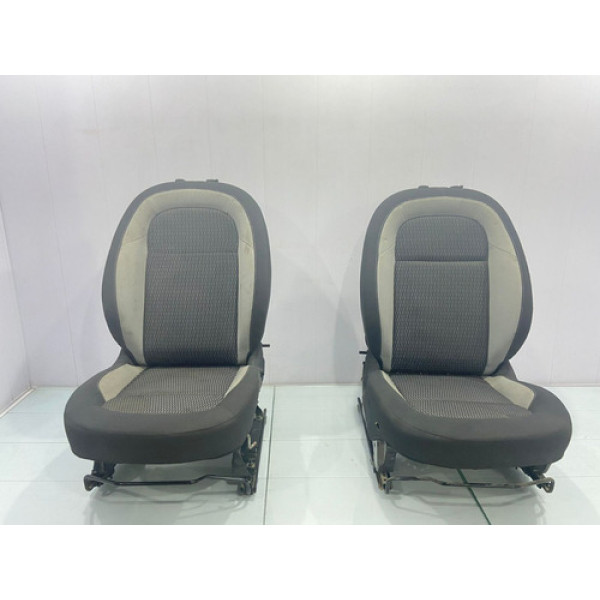  Bancos Dianteiro Citroen C3 2013/2020 Cinza