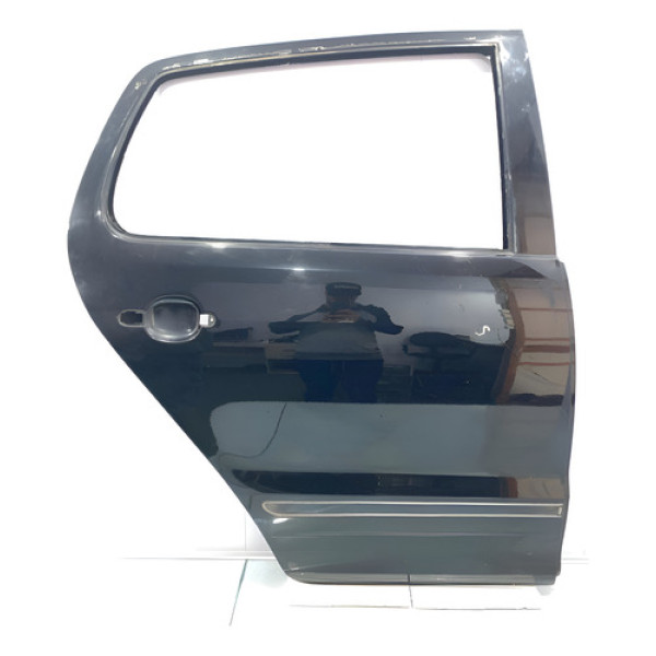 Porta Traseira Direita Volkswagen Fox 2003/2008 Com Detalhes Traseira Direita Preto