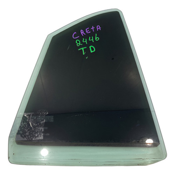 Vidro Fixo Porta Traseira Direita Hyundai Creta 2017/2021
