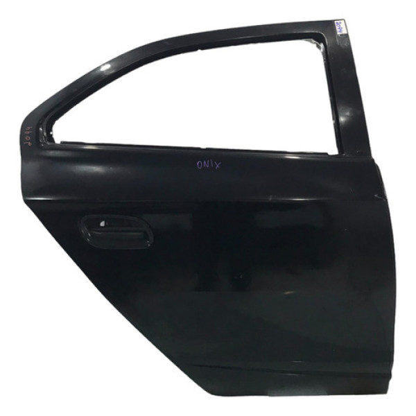Porta Traseira Direita Chevrolet Onix/prisma 2013/2019 Traseira Direito Preto