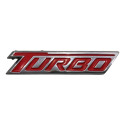 Emblema Turbo Tampa Traseira Cruze Sedan 2017/2023 45866 Vermelho