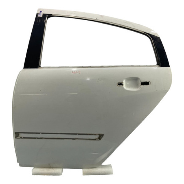 Porta Traseira Esquerda Chevrolet Agile 2008 /2018 Traseira Direito Branco