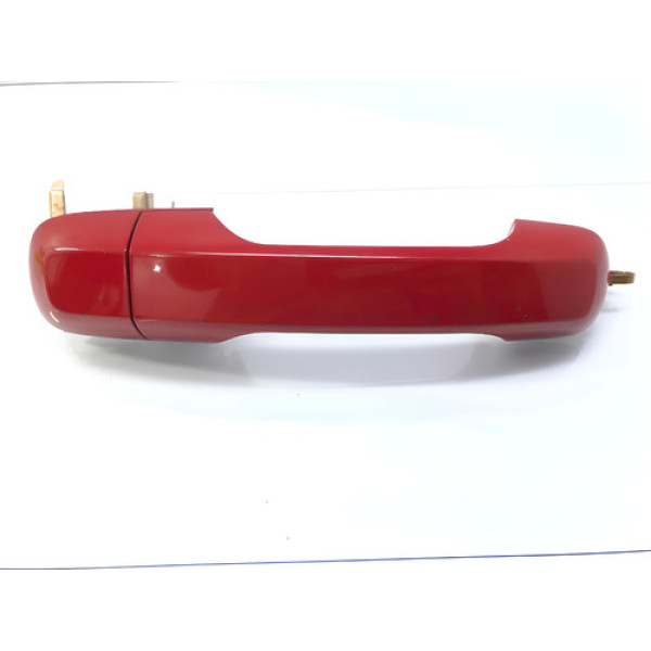 Maçaneta Externa Dianteira Direita Ford Fiesta 03/14 C/det Vermelho