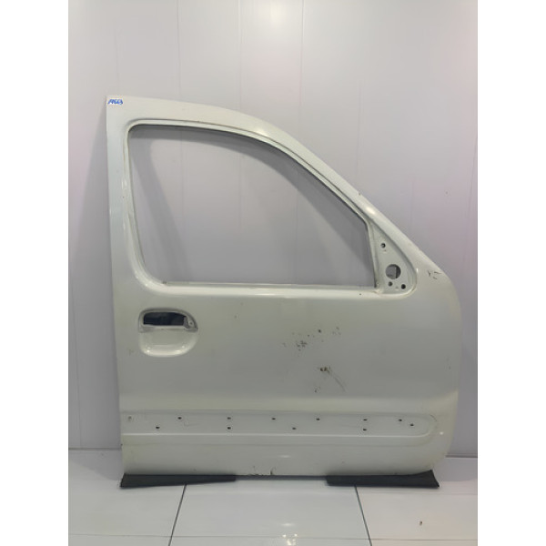 Porta D.d Renault Kangoo Porta Lateral 2003/2012 Com Detalhe Dianteira Direita Branco