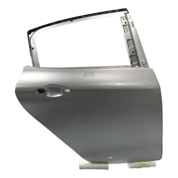 Porta Traseira Direita Peugeot 208 2013/2021 Prata Direito Traseira