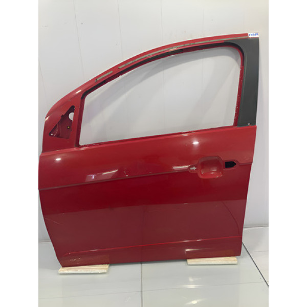 Porta Dianteira Esquerda Fiat Palio Attractive 12/21 C/ Det Dianteira Esquerdo Vermelho