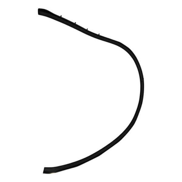 Borracha Acabamento Porta Tras Esq C4 Pallas 2007/12 49763 Preto