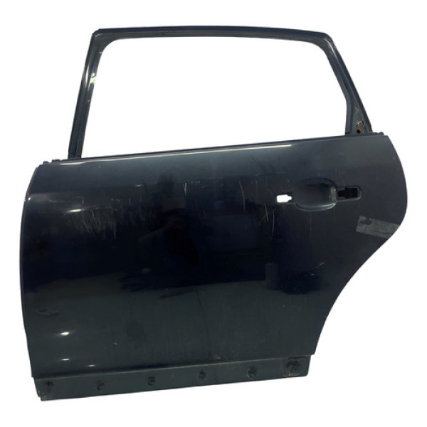 Porta Traseira Esquerda Citröen C4 Pallas 2008/2012 49205 Preto Traseira Esquerdo