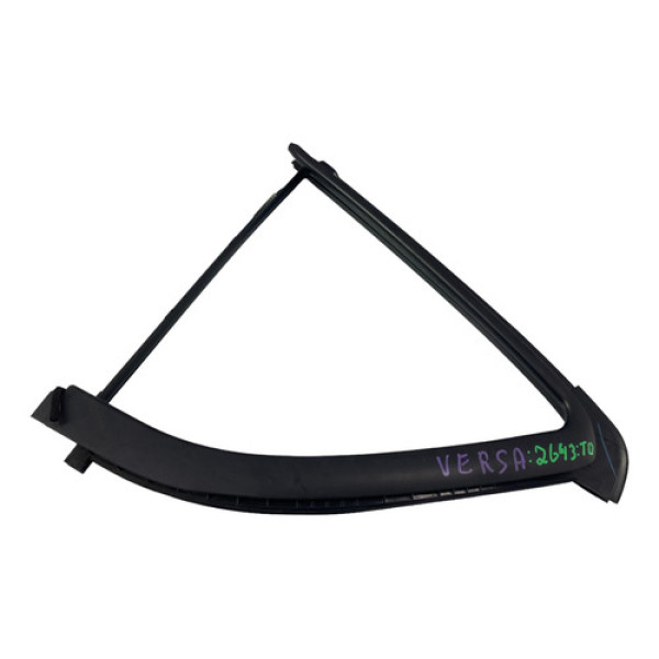 Borracha Vidro Fixo Traseira Direita Nissan Versa 17/21 Preto