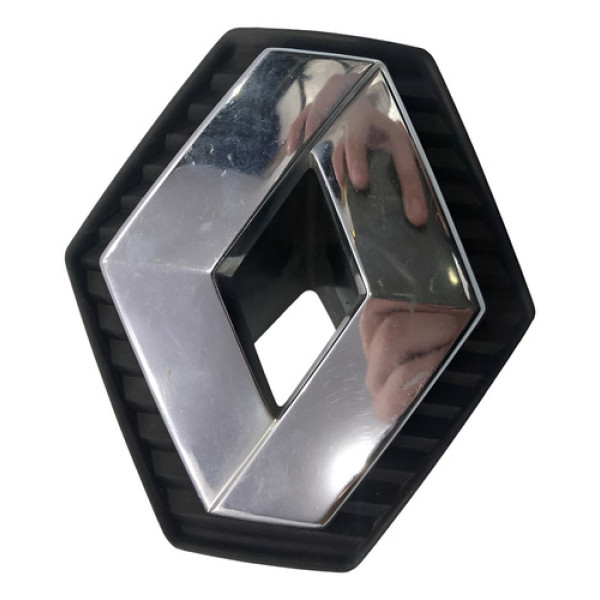 Emblema Logo Dianteiro Renault Clio 2006/2012 50627 Branco