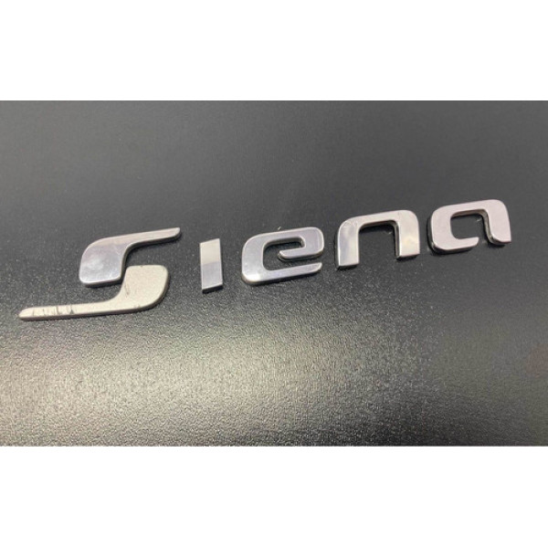 Emblema Siena Capô Traseiro Fiat Grand Siena 2013
