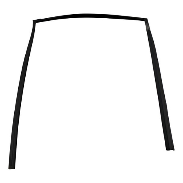 Borracha Canaleta Porta Tras Esq Honda City 2010/2014 Preto