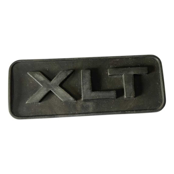 Emblema Xlt Capo Traseiro Ford Ecosport 2013/2018 Preto