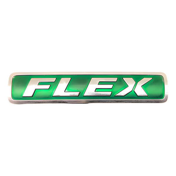 Emblema Flex Capô Traseiro Honda Fit 2009/2014 Verde