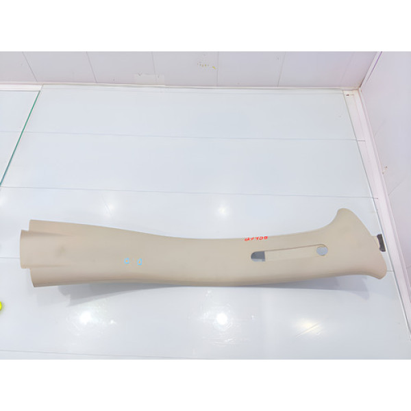 Moldura Coluna Central Direita Peugeot 207 2007/2016 Bege Listras