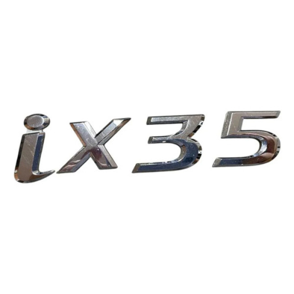 Emblema Ix35 Capo Traseiro Hyundai Ix35 2010 Cromado