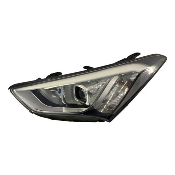 Farol Lado Esquerda Sem Xênon Hyundai Santa Fé 2013/2016 Esquerdo