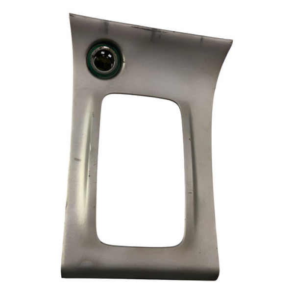 Moldura Alavanca Marcha Toyota Corolla Fielder 03/08 Auto Cinza Lisa