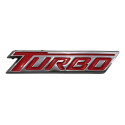 Emblema Turbo Tampa Traseira Cruze Sedan 2017/2023 45866 Vermelho