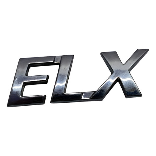 Emblema Elx Tampa Traseira Fiat Idea 2005/2010 47630 Cinza