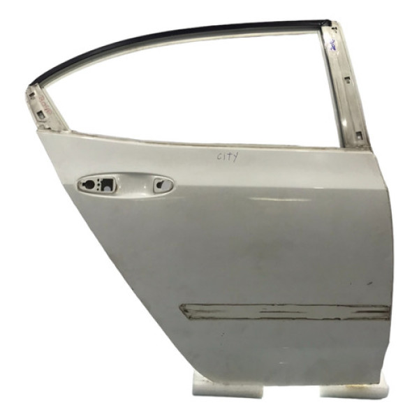 Porta Traseira Direita Honda City 2010/2014 Traseira Direito Branca