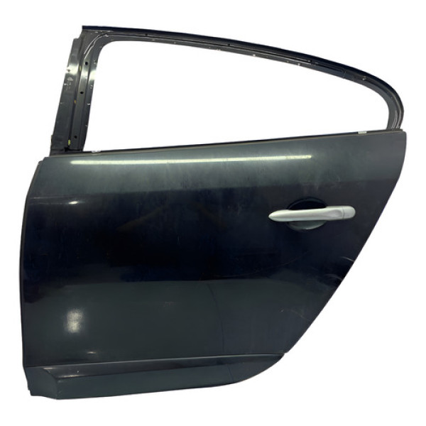 Porta Traseira Esquerda Renault Fluence 2011/2018 47349 Traseira Esquerda Preto