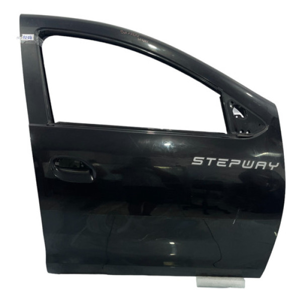 Porta Dianteira Direita Renault Sandero/logan 2014/2021 Dianteira Direito Preto