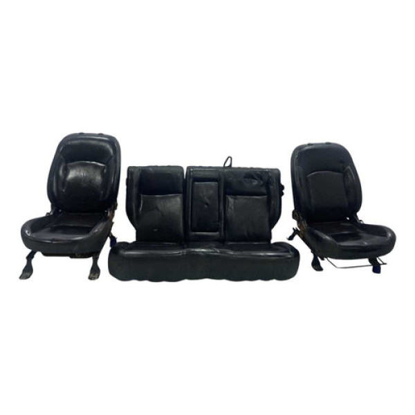 Jogo Bancos Couro Mitsubishi Asx 2011/2015 48873 Preto