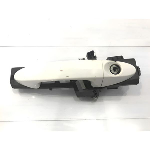Maçaneta Externa Dianteira Esquerda Ford Ka 13/21 C/detalhe Branco Dianteira