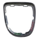 Acabamento Alavanca Marchas Fiat Bravo 2013/2016 56178 Prateado Lisa
