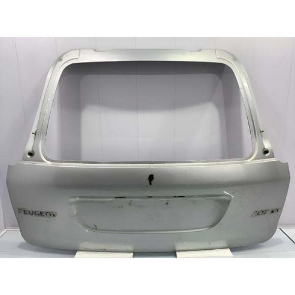 Capô Tampa Traseiro Peugeot 207 Sw 2007/2012 C/ Detalhe Prateado