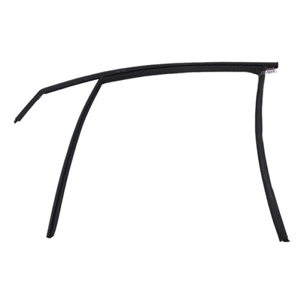 Borracha Canaleta Dianteira Esquerda Renault Captur 2017/23 Preto