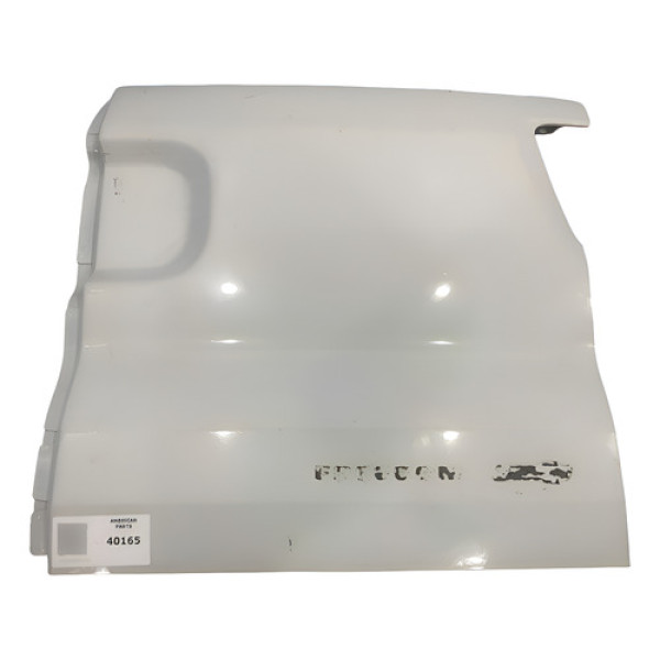 Tampa Traseira Lado Direito Fiat Toro 2017/2021 Branco