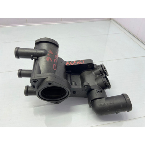Carcaça Valvula Termoestatica Volkswagen Gol Fox 1.6 09/18