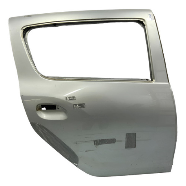 Porta Traseira Direita Renault Sandero 15/21 ( Recuperado) Prateado