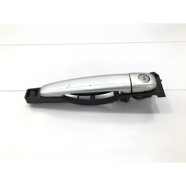 Maçaneta Externa Dianteira Esq Peugeot 307 08/12 C/detalhe Cinza