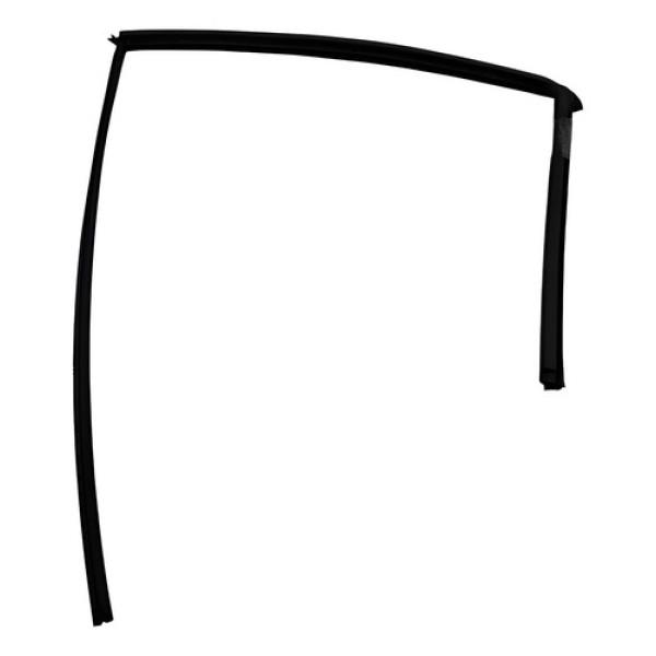 Borracha Canaleta Porta Tras Esq Nissan Versa 2011/2021 Preto