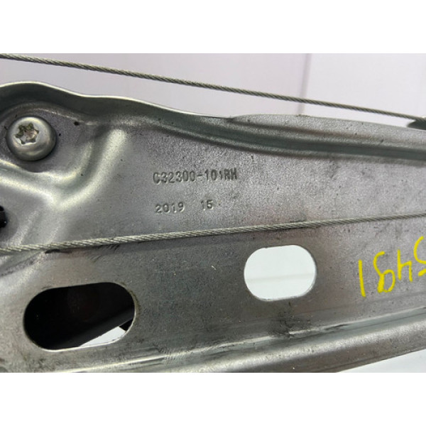 Máquina De Vidro Traseira Direita Chevrolet Cruze 2017/2023